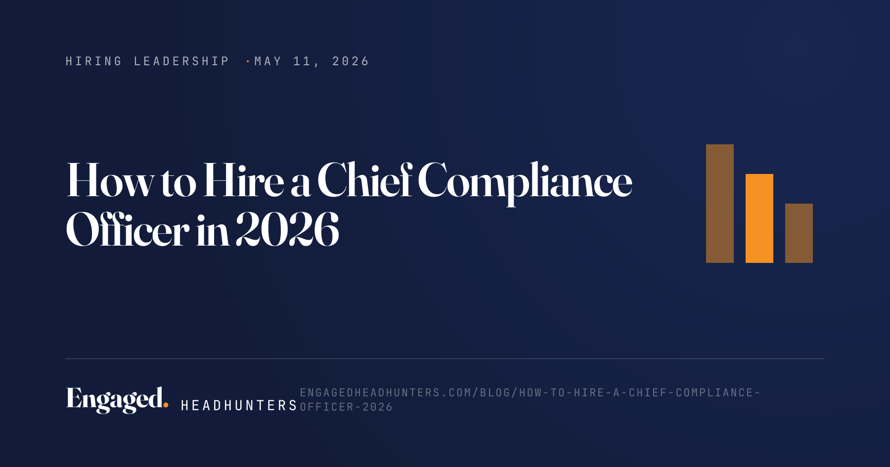 How to Hire a Chief Compliance Officer in 2026