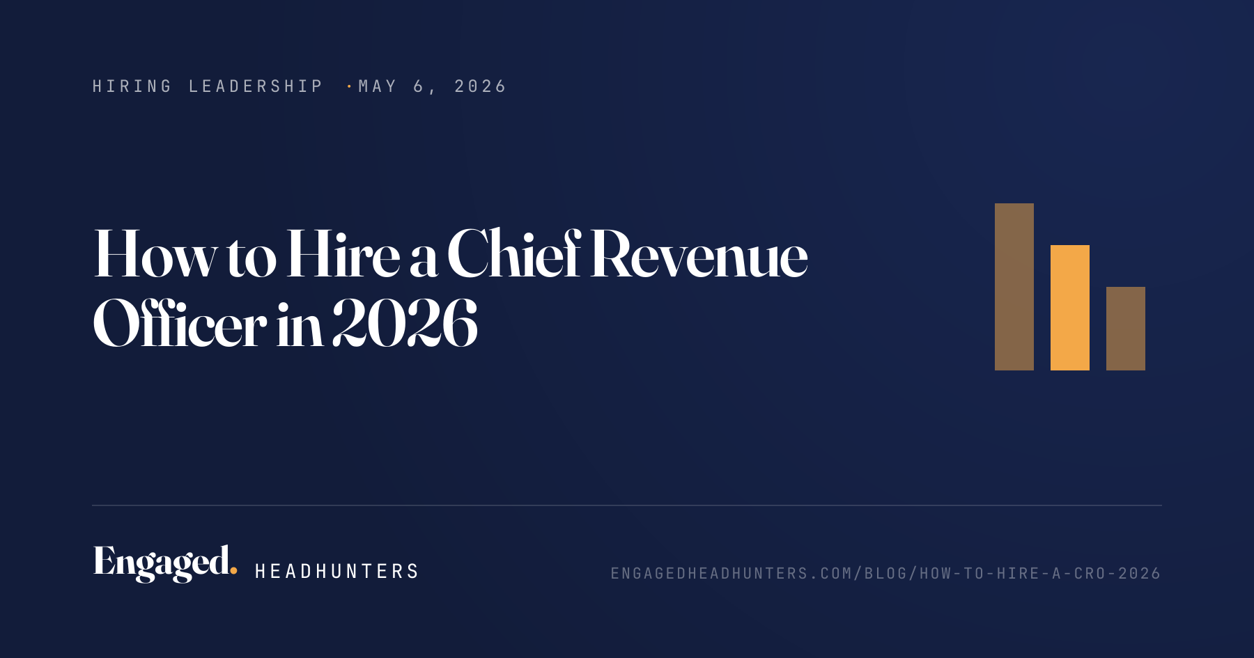 How to Hire a Chief Revenue Officer in 2026