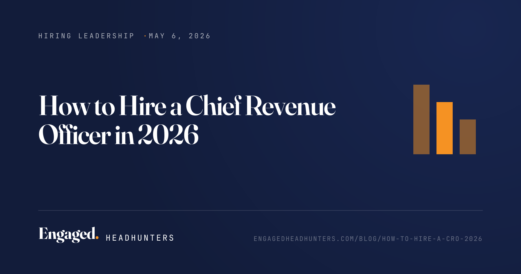 How to Hire a Chief Revenue Officer in 2026