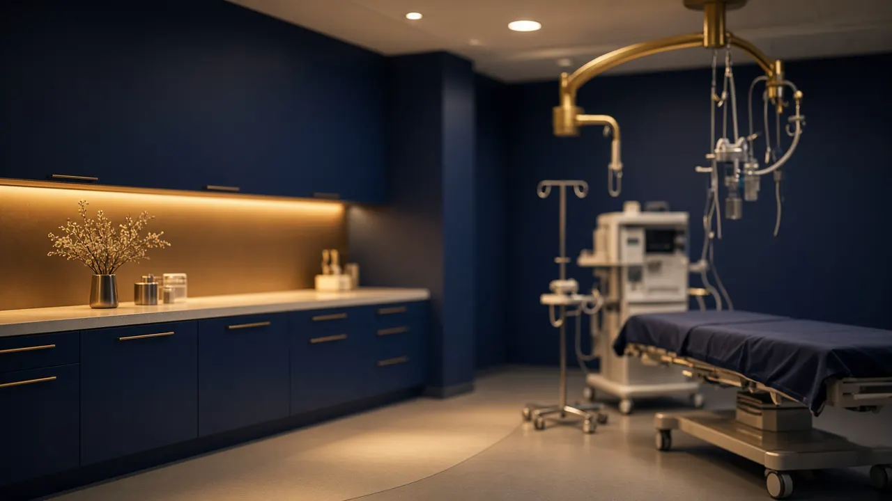 Cardiovascular clinical operating suite and medical equipment