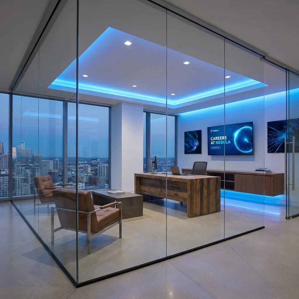 Executive professional in corporate office