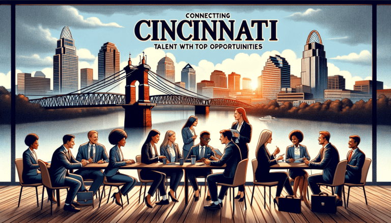 image of Cincinnati's skyline with headhunters near me