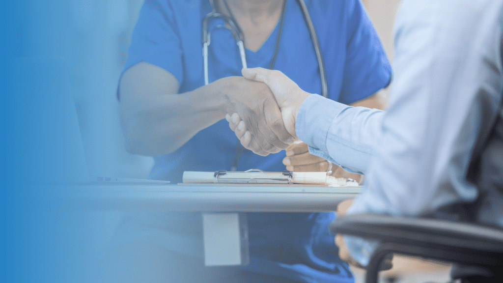Different healthcare IT staffing models illustrated with professionals working across contract, permanent, and hybrid arrangements